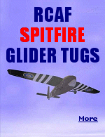 In preparaton for D-Day, Canadian pilots trained to tow gliders over the English Channel with their Spitfire fighters, but the procedure was never used..